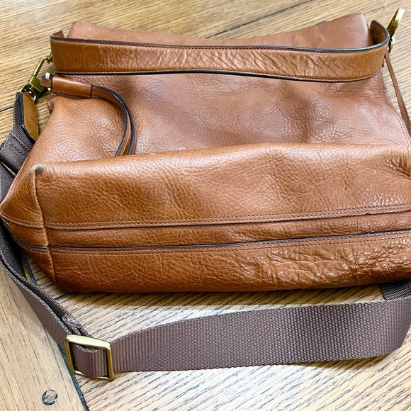 Fossil Brown Leather Shoulder Bag - Picture 5 of 5